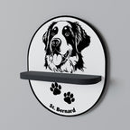 SAINT BERNARD Art Shelf
