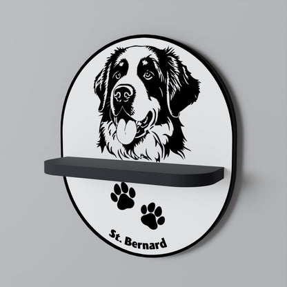 SAINT BERNARD Art Shelf