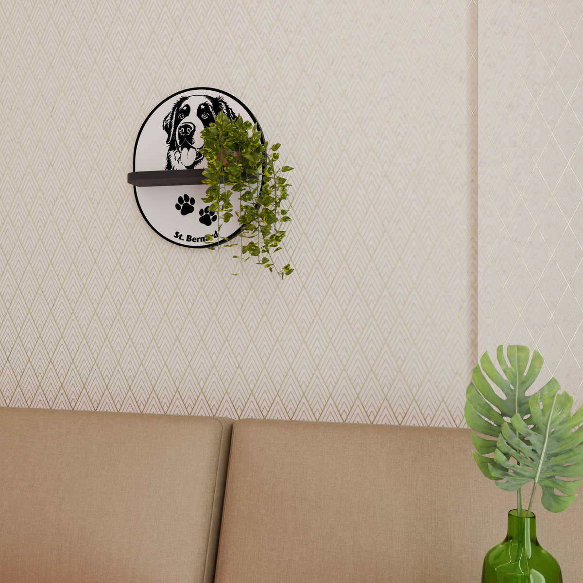 SAINT BERNARD Art Shelf