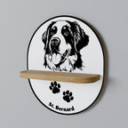 SAINT BERNARD Art Shelf