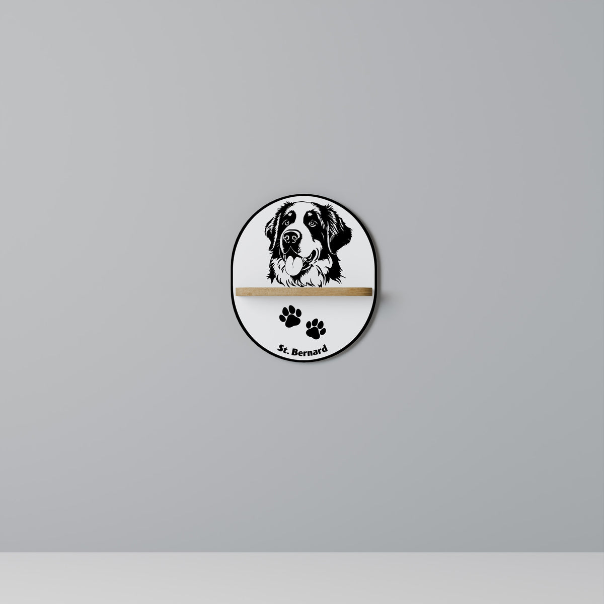 SAINT BERNARD Art Shelf