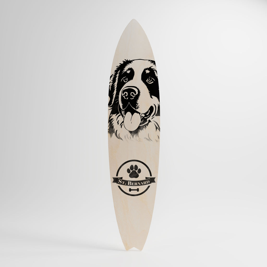 SAINT BERNARD Surfboard Decorative Panel