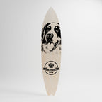 SAINT BERNARD Surfboard Decorative Panel