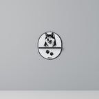 AKITA DOG Art Shelf