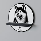 AKITA DOG Art Shelf