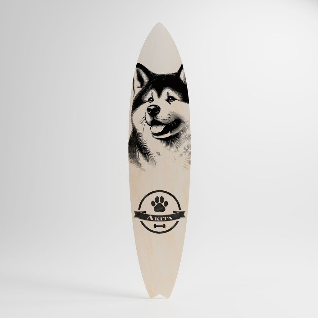 AKITA DOG Surfboard Decorative Panel