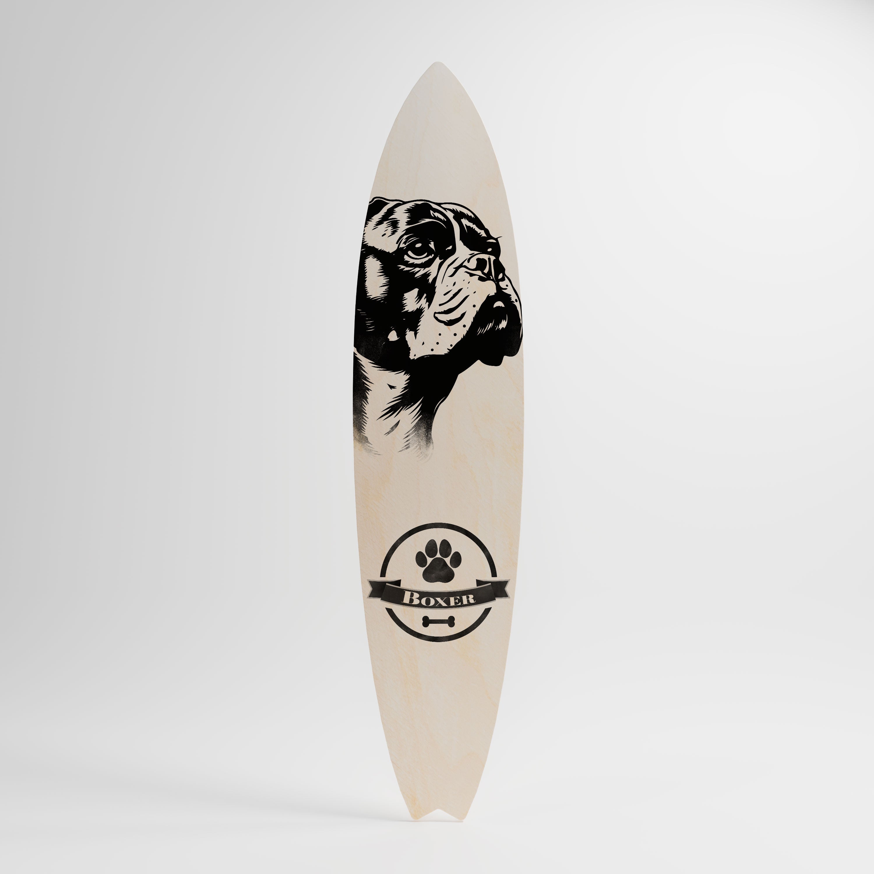 BOXER DOG Surfboard Decorative Panel