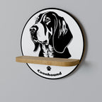 COONHOUND DOG Art Shelf
