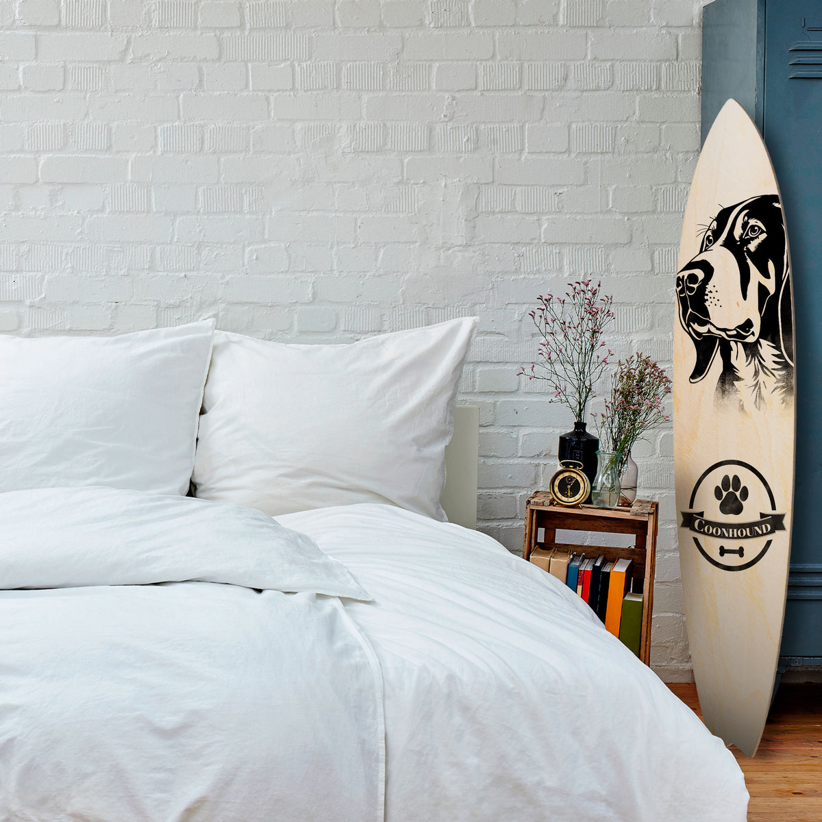 COONHOUND DOG Surfboard Decorative Panel