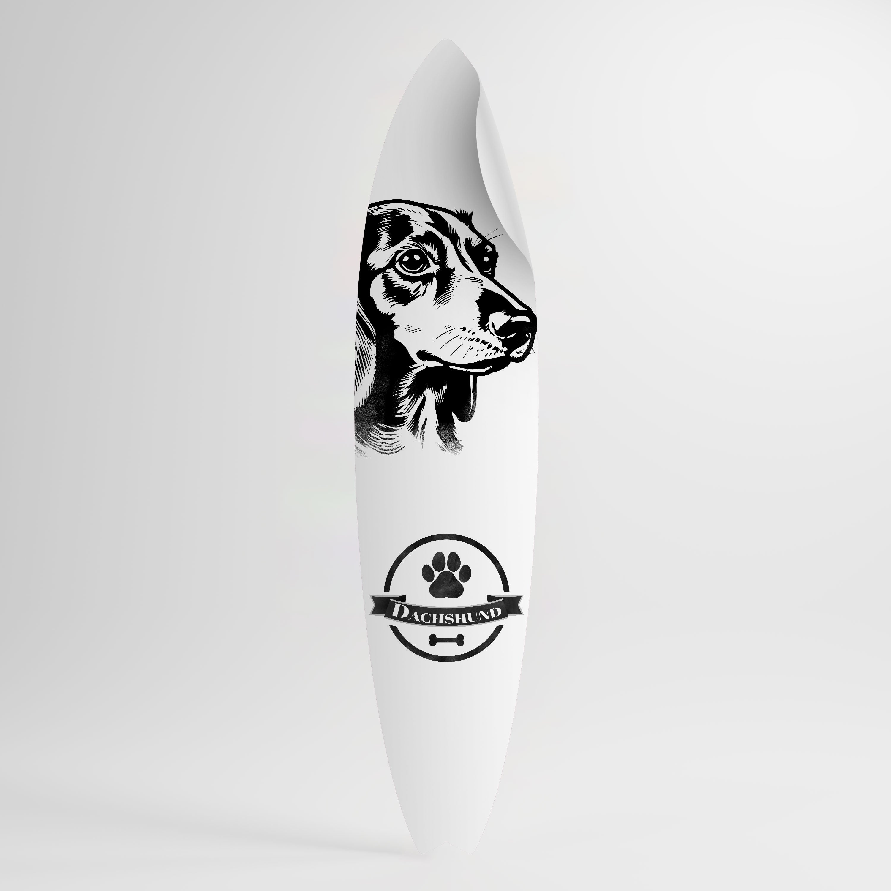 DACHSHUND DOG Peel and Stick Surfboard Sticker