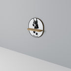 DOBERMAN DOG Art Shelf