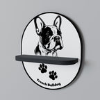 FRENCH BULLDOG Art Shelf