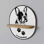 FRENCH BULLDOG Art Shelf