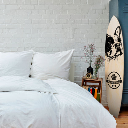 FRENCH BULLDOG Surfboard Decorative Panel
