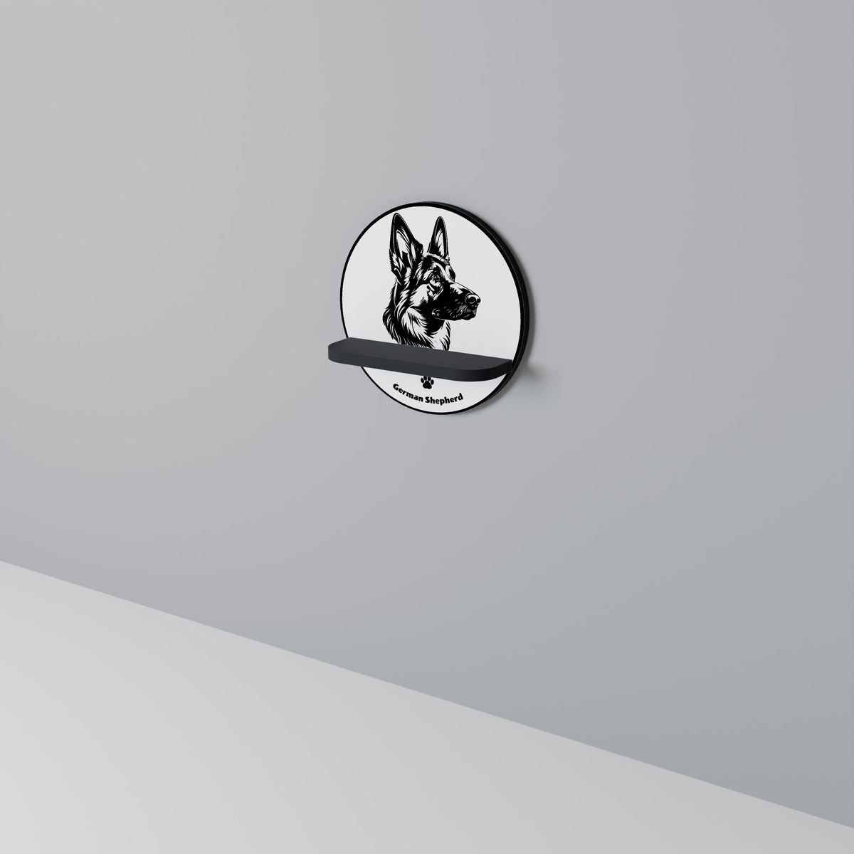 GERMAN SHEPARD Art Shelf