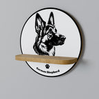 GERMAN SHEPARD Art Shelf
