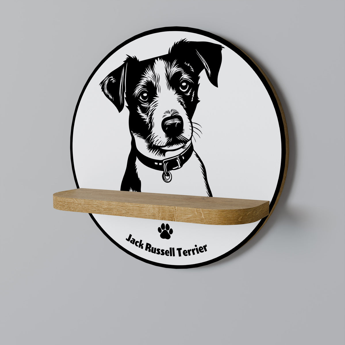 JACK RUSSEL TERRIER Art Shelf