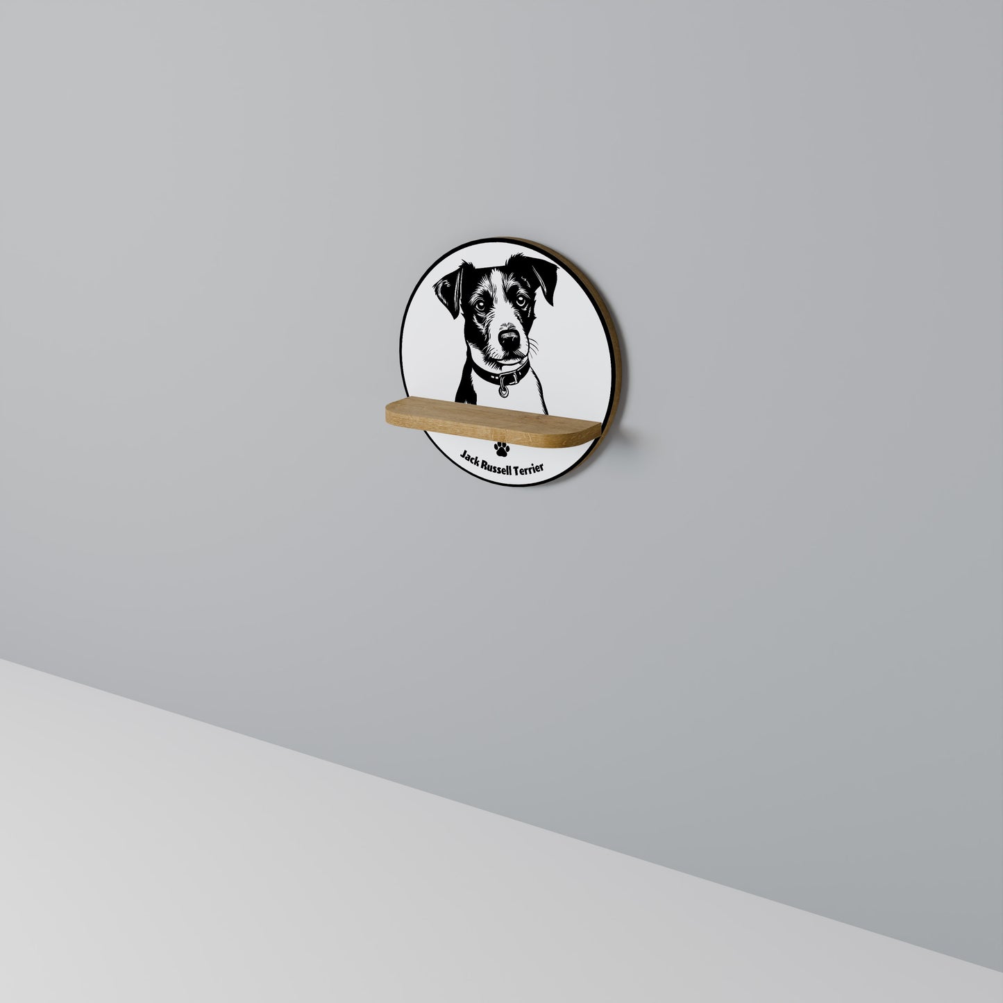 JACK RUSSEL TERRIER Art Shelf