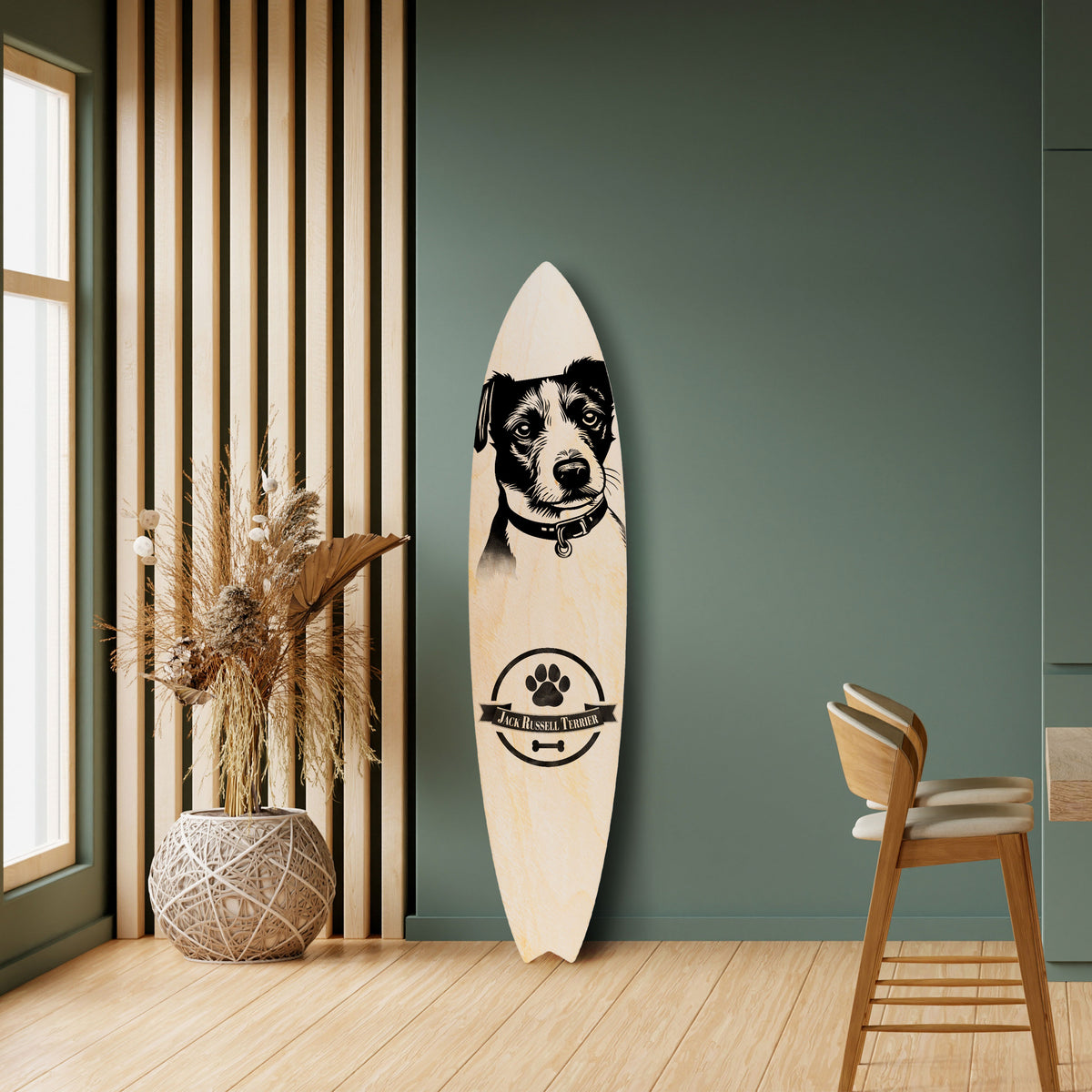 JACK RUSSEL TERRIER Surfboard Decorative Panel
