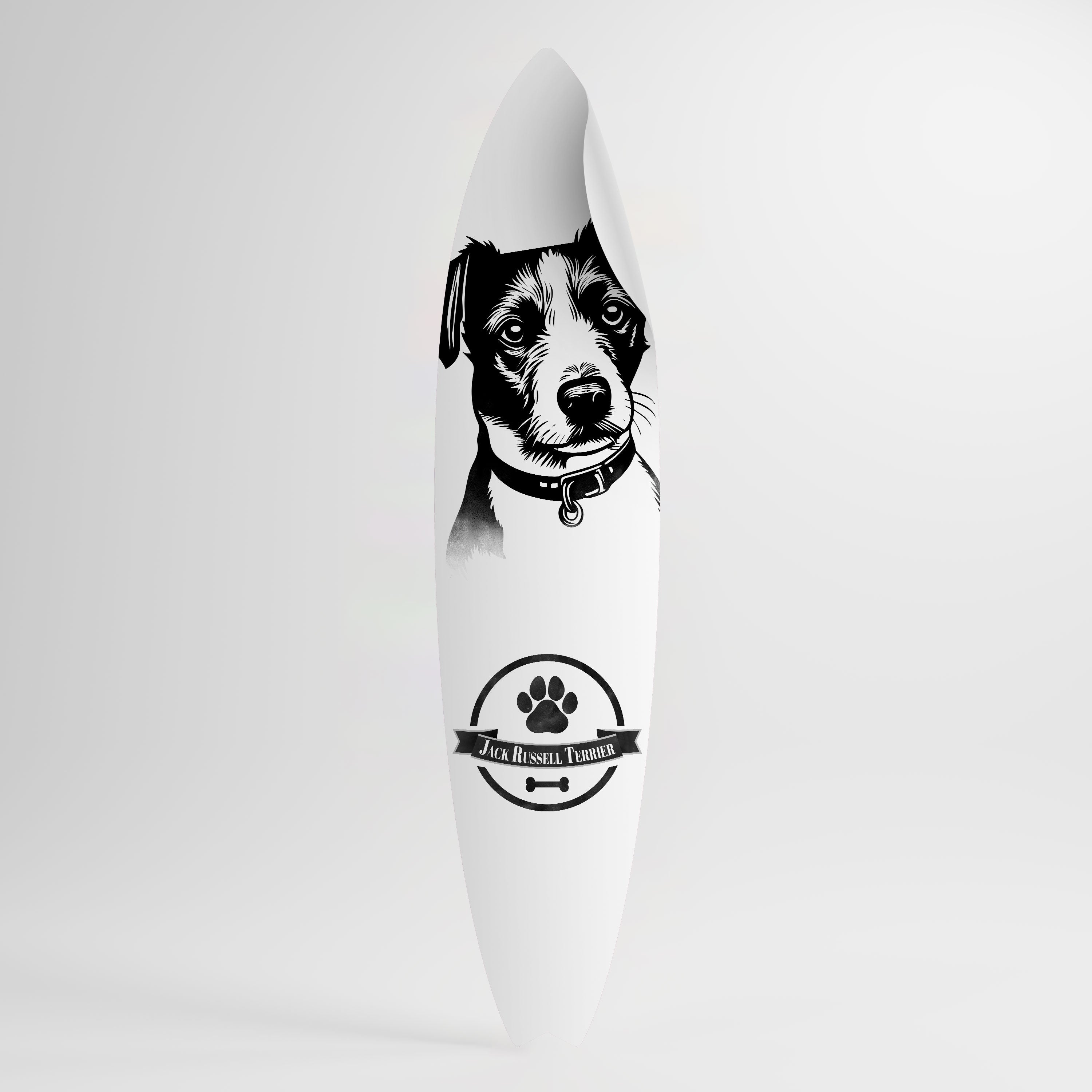 JACK RUSSEL TERRIER Peel and Stick Surfboard Sticker