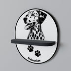 DALMATIAN DOG Art Shelf