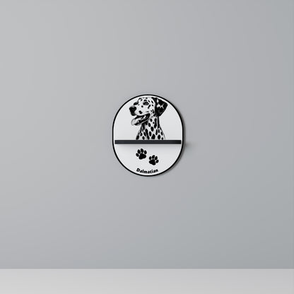 DALMATIAN DOG Art Shelf