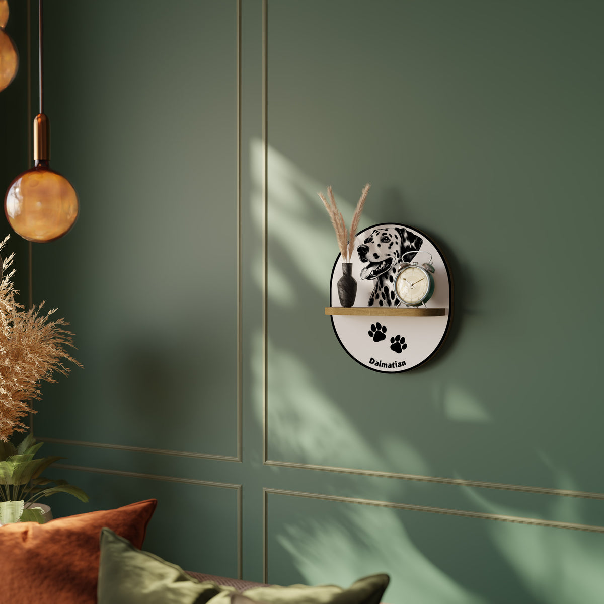 DALMATIAN DOG Art Shelf