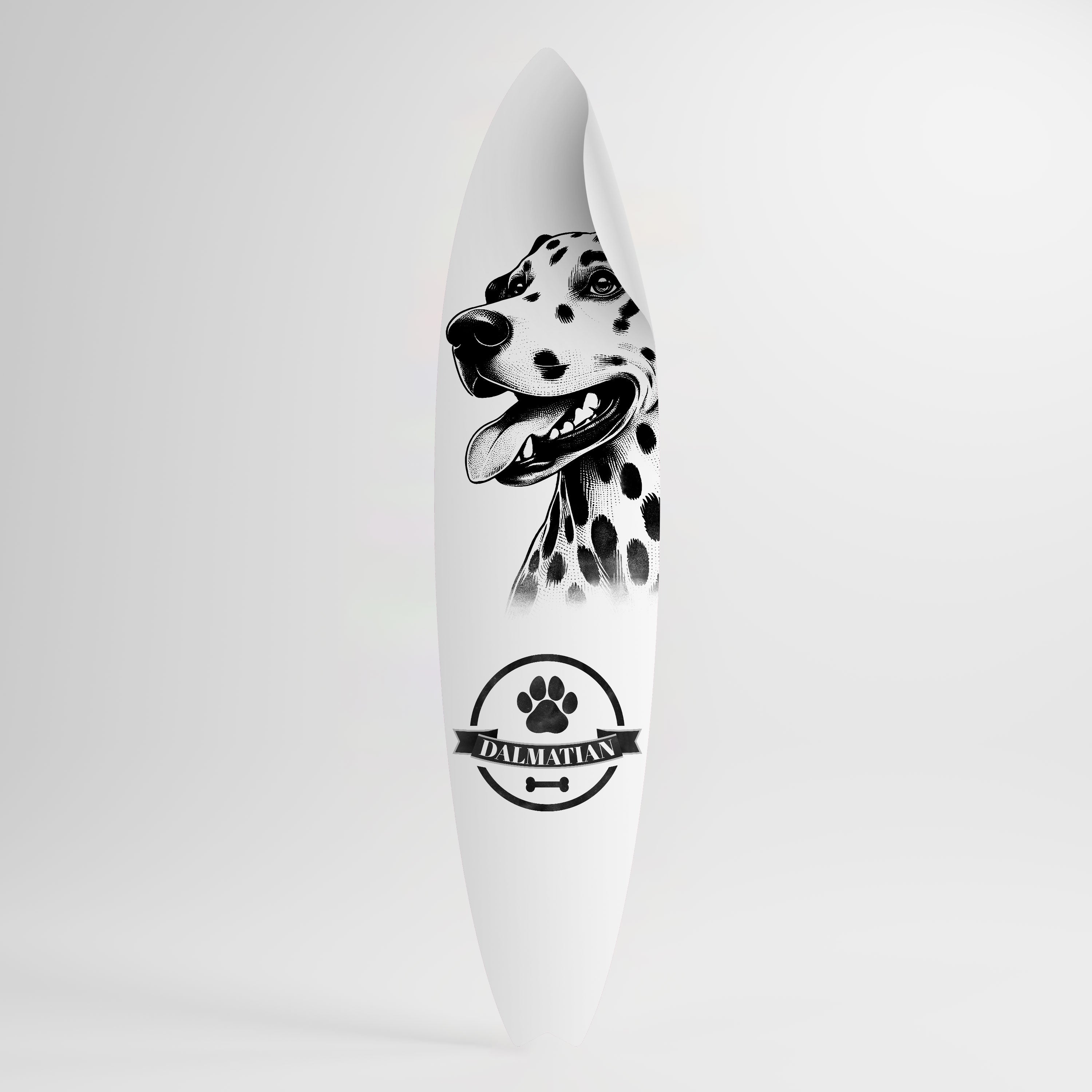 DALMATIAN DOG Peel and Stick Surfboard Sticker