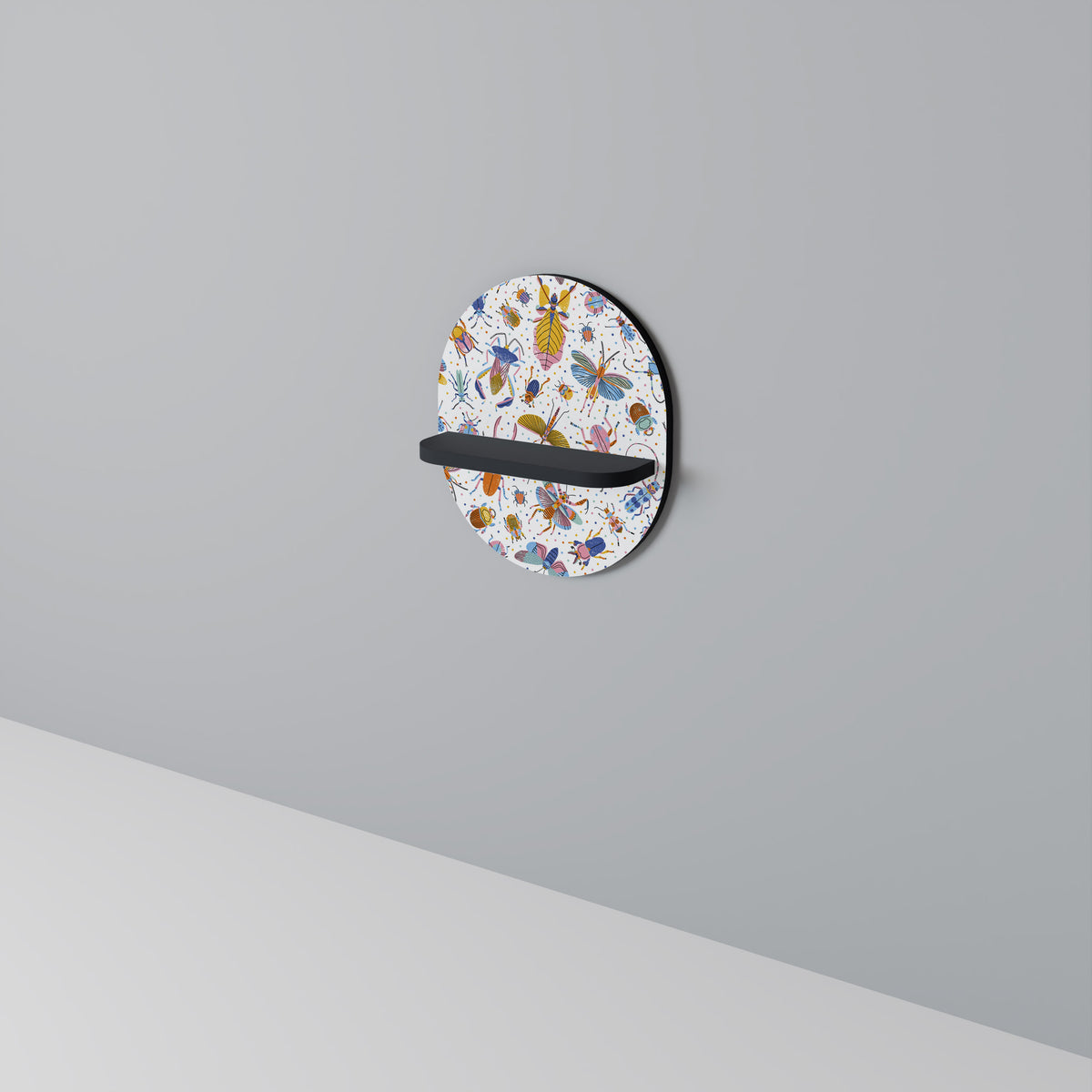 COLORFUL INSECTS Art Shelf