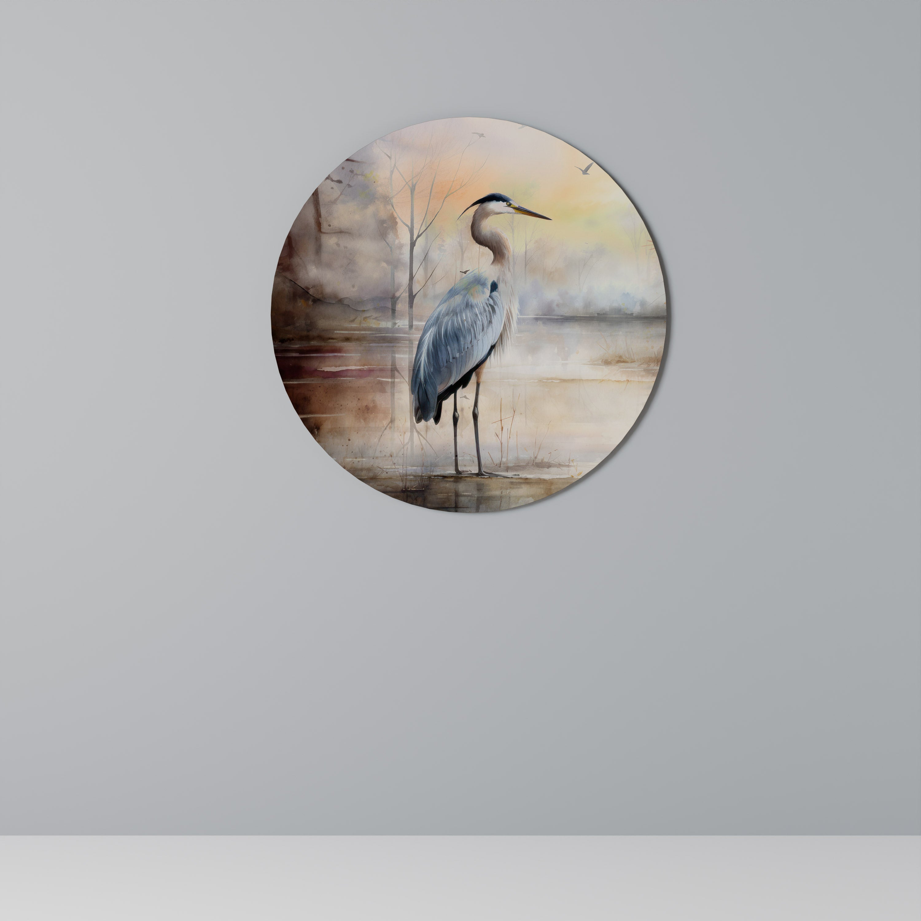 Décoration murale ronde HERON DAYDREAM