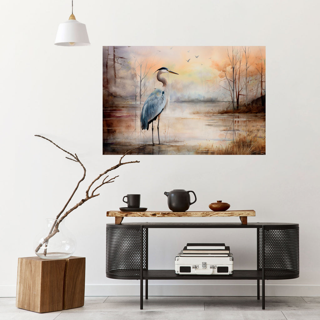 Affiche horizontale autocollante HERON DAYDREAM
