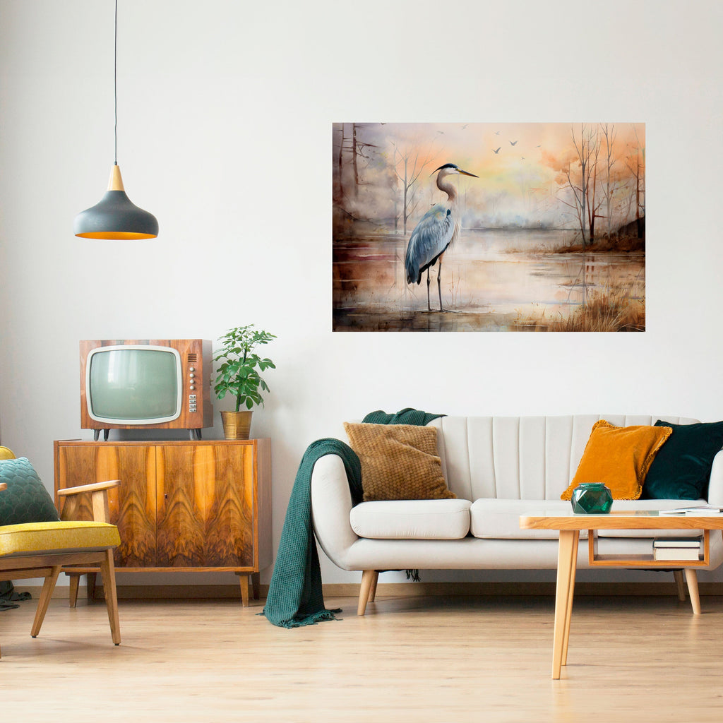 Affiche horizontale autocollante HERON DAYDREAM
