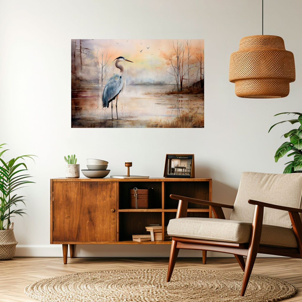 Affiche horizontale autocollante HERON DAYDREAM
