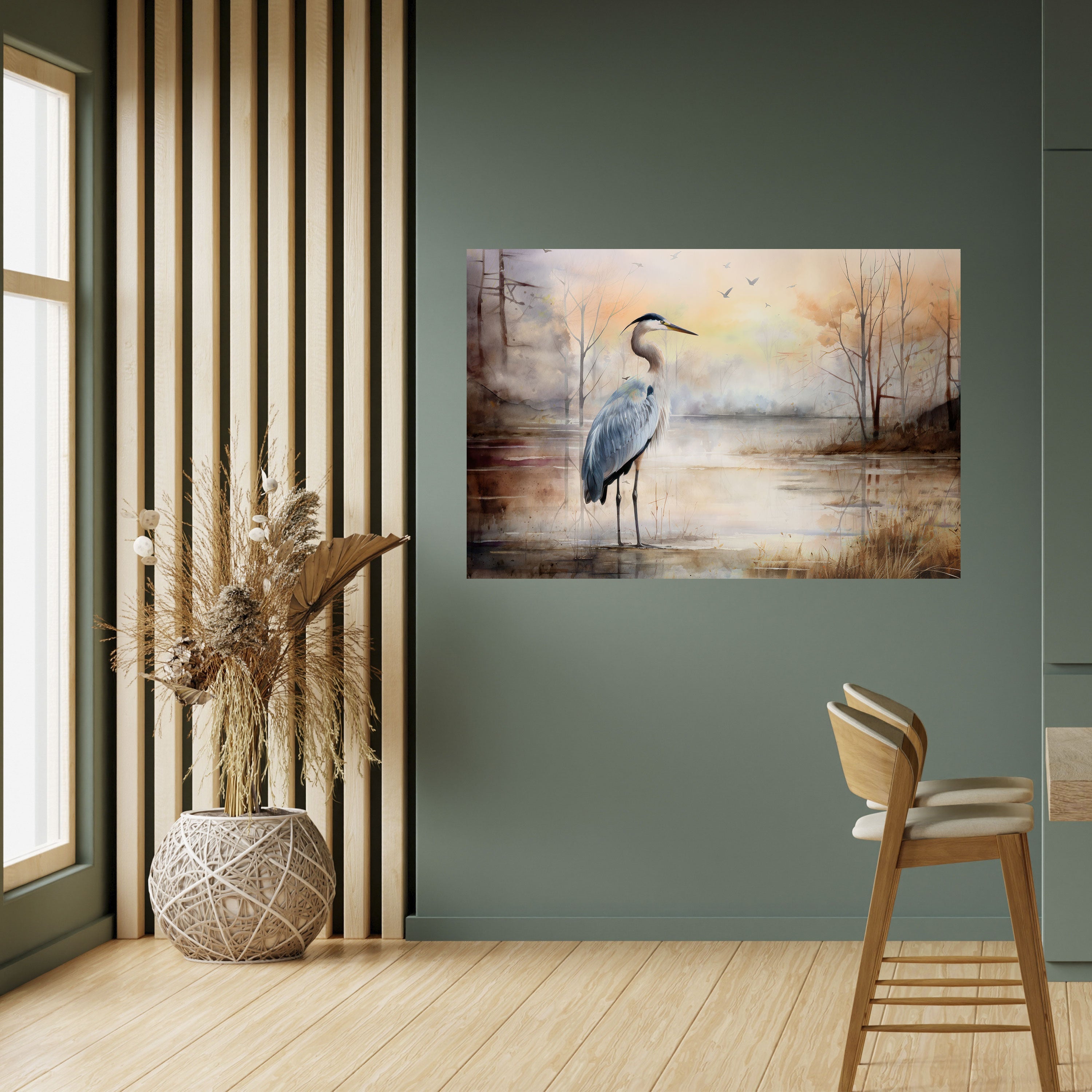 Affiche horizontale autocollante HERON DAYDREAM