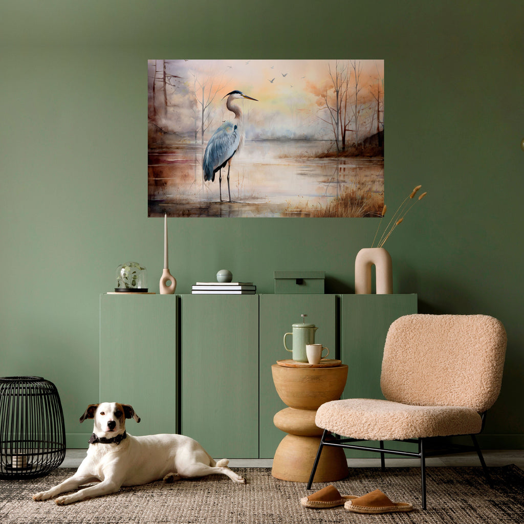 Affiche horizontale autocollante HERON DAYDREAM