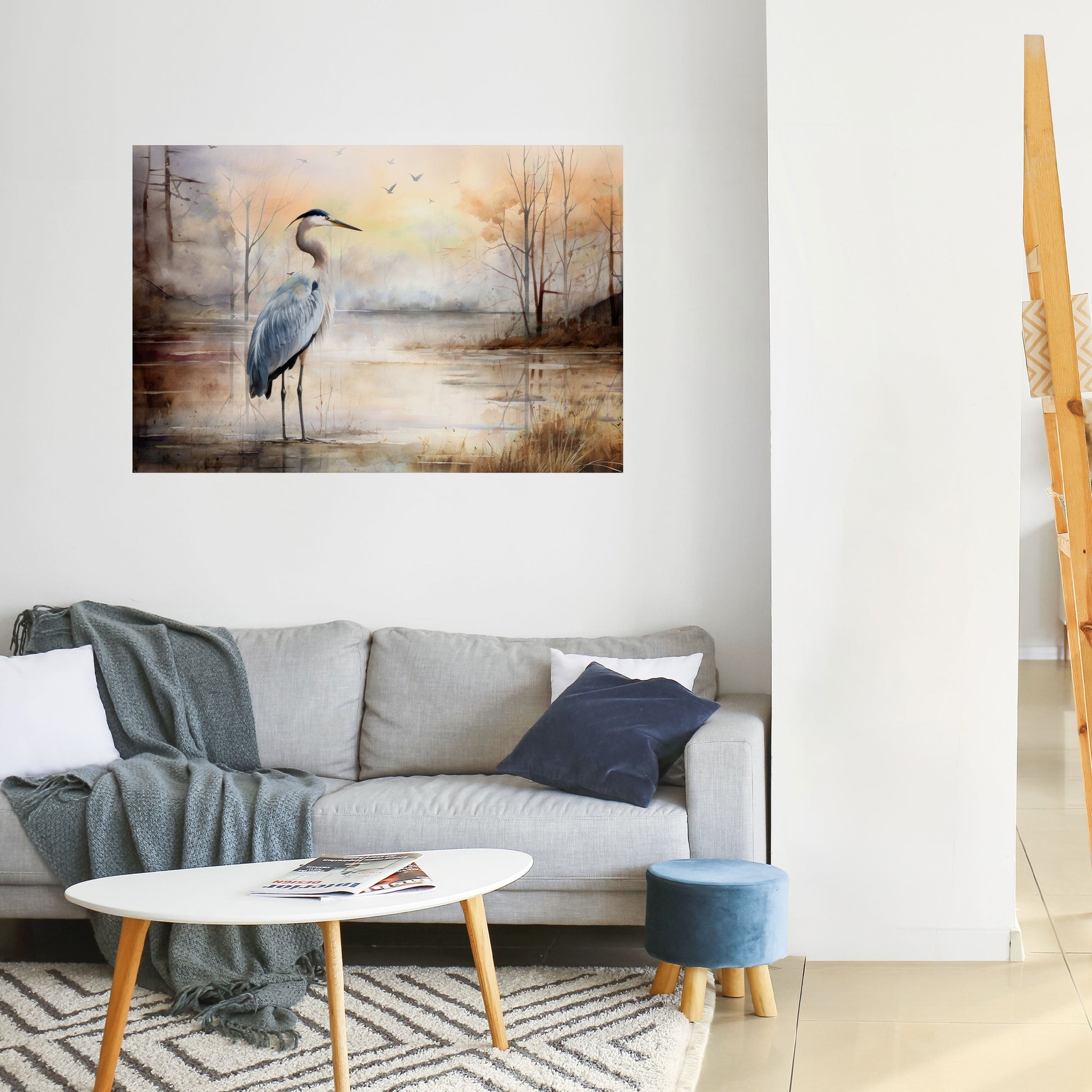 Affiche horizontale autocollante HERON DAYDREAM