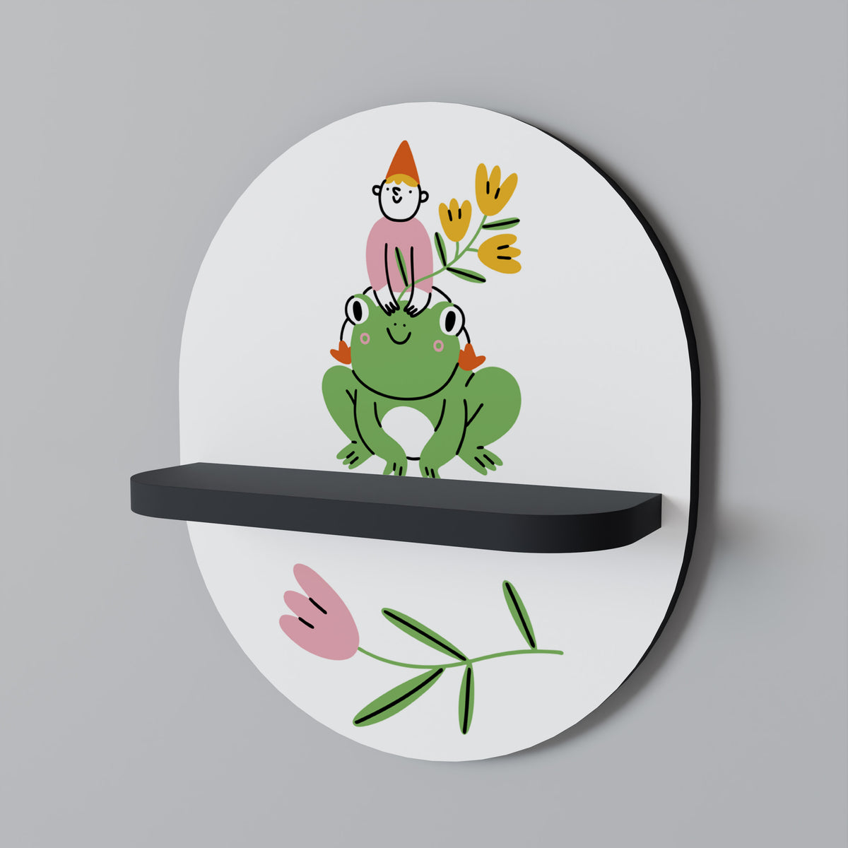 GARDEN INHABITANTS Art Shelf