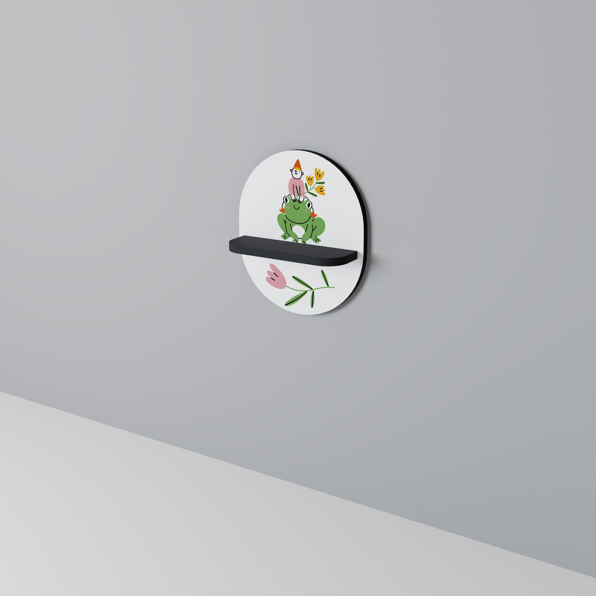 GARDEN INHABITANTS Art Shelf