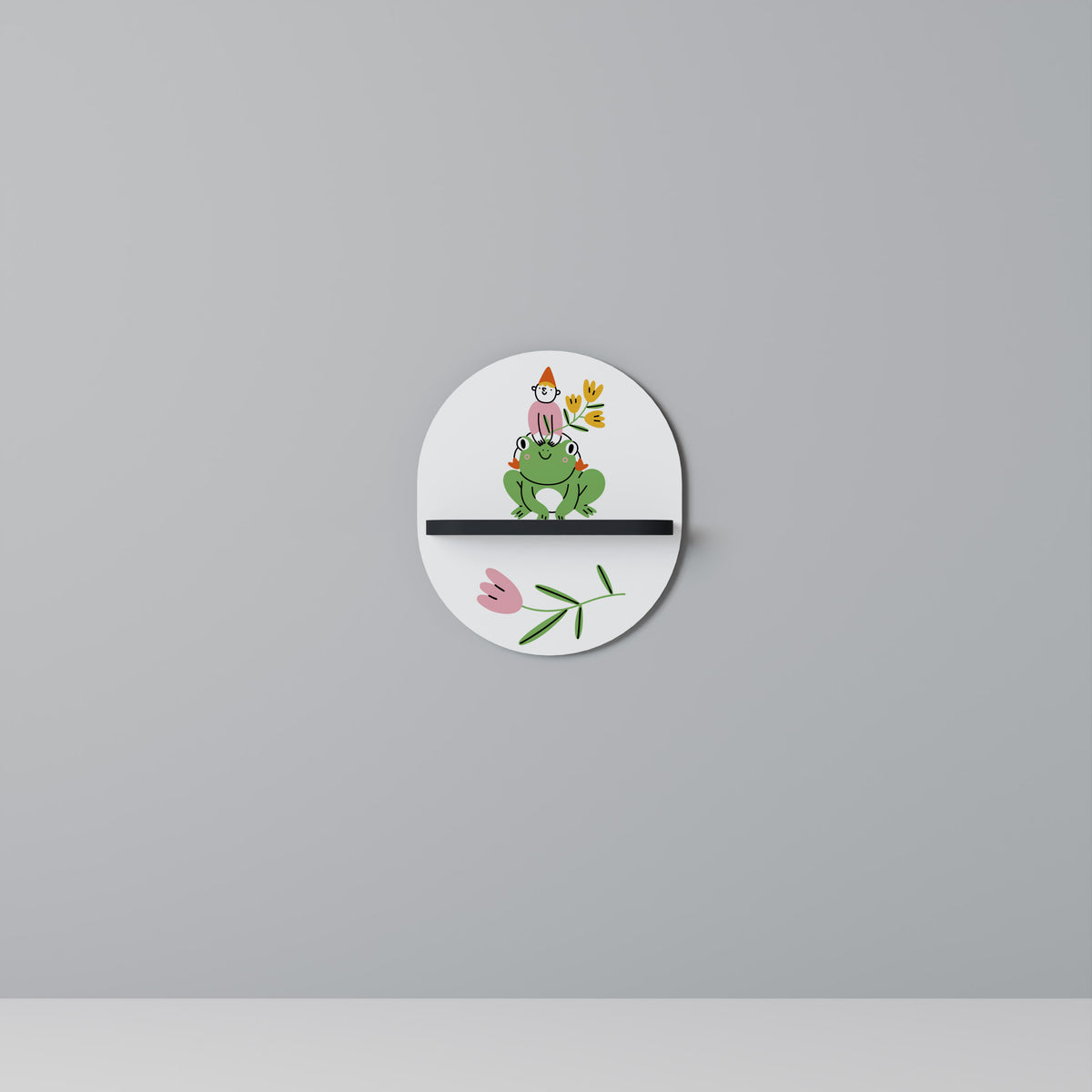 GARDEN INHABITANTS Art Shelf