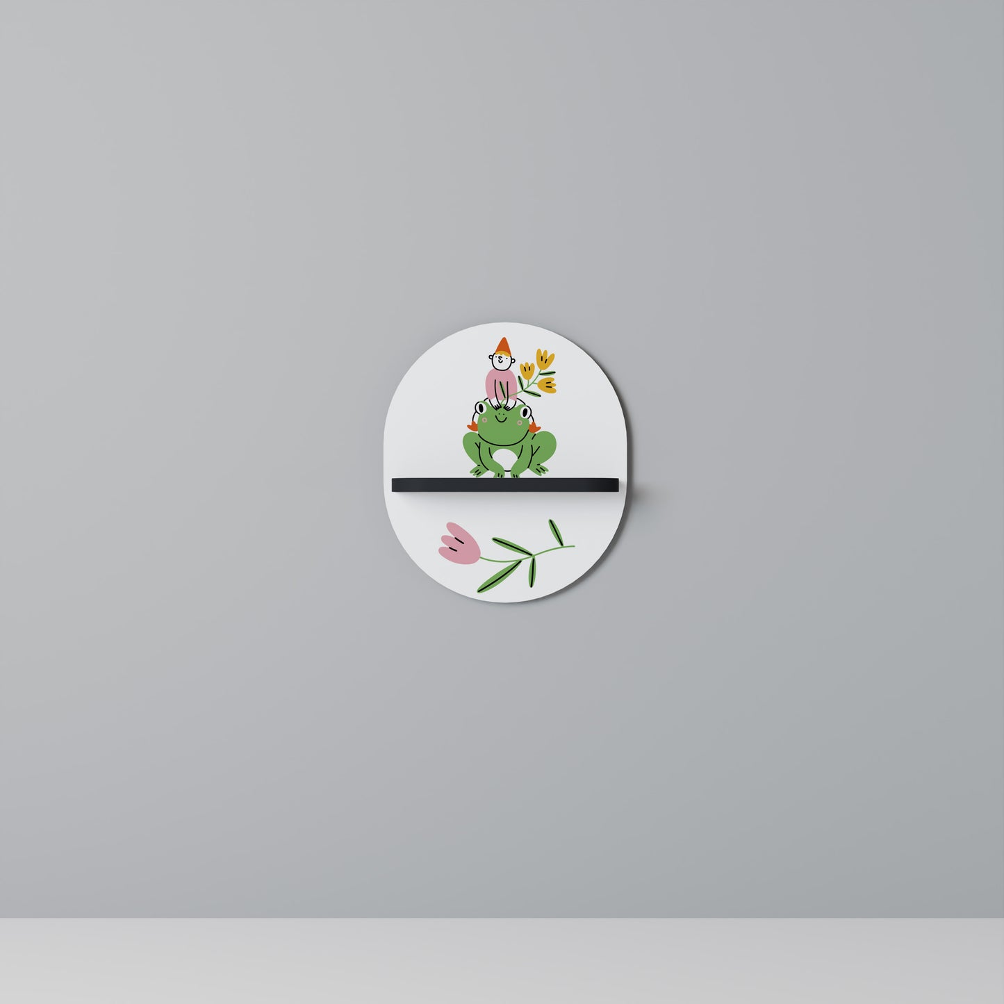 GARDEN INHABITANTS Art Shelf