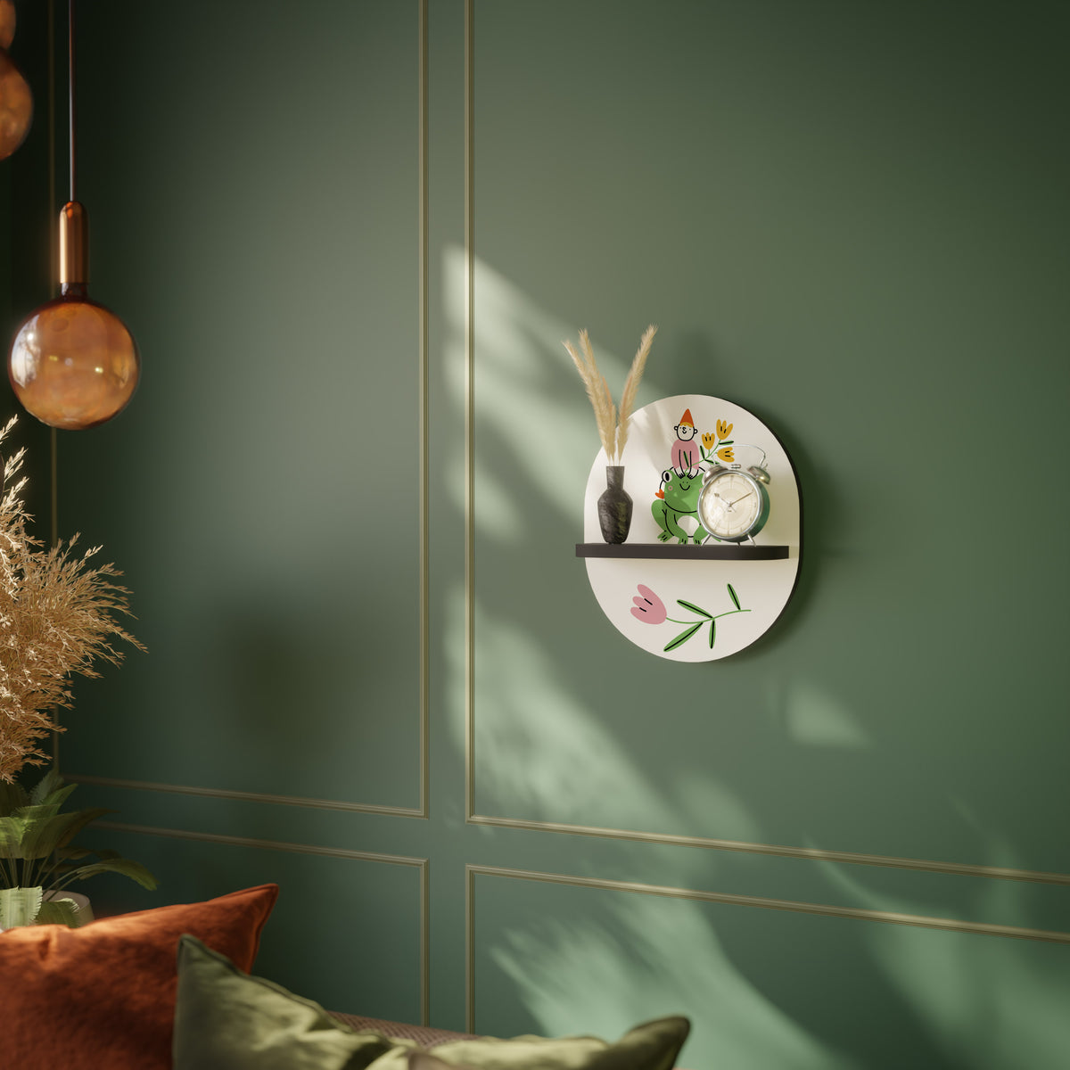 GARDEN INHABITANTS Art Shelf