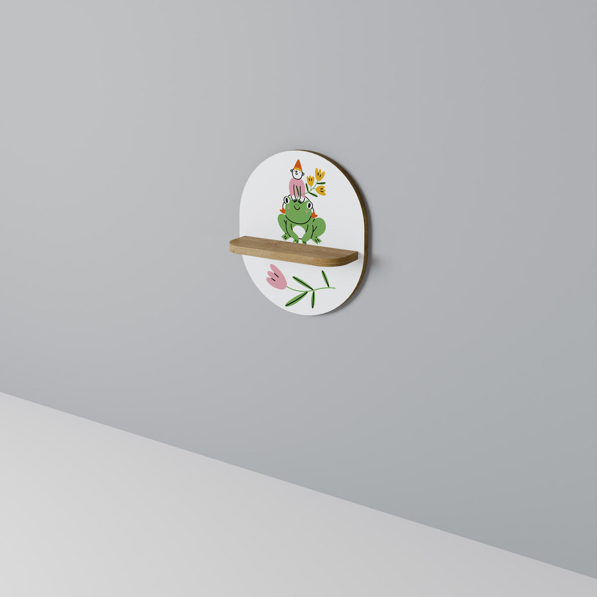 GARDEN INHABITANTS Art Shelf