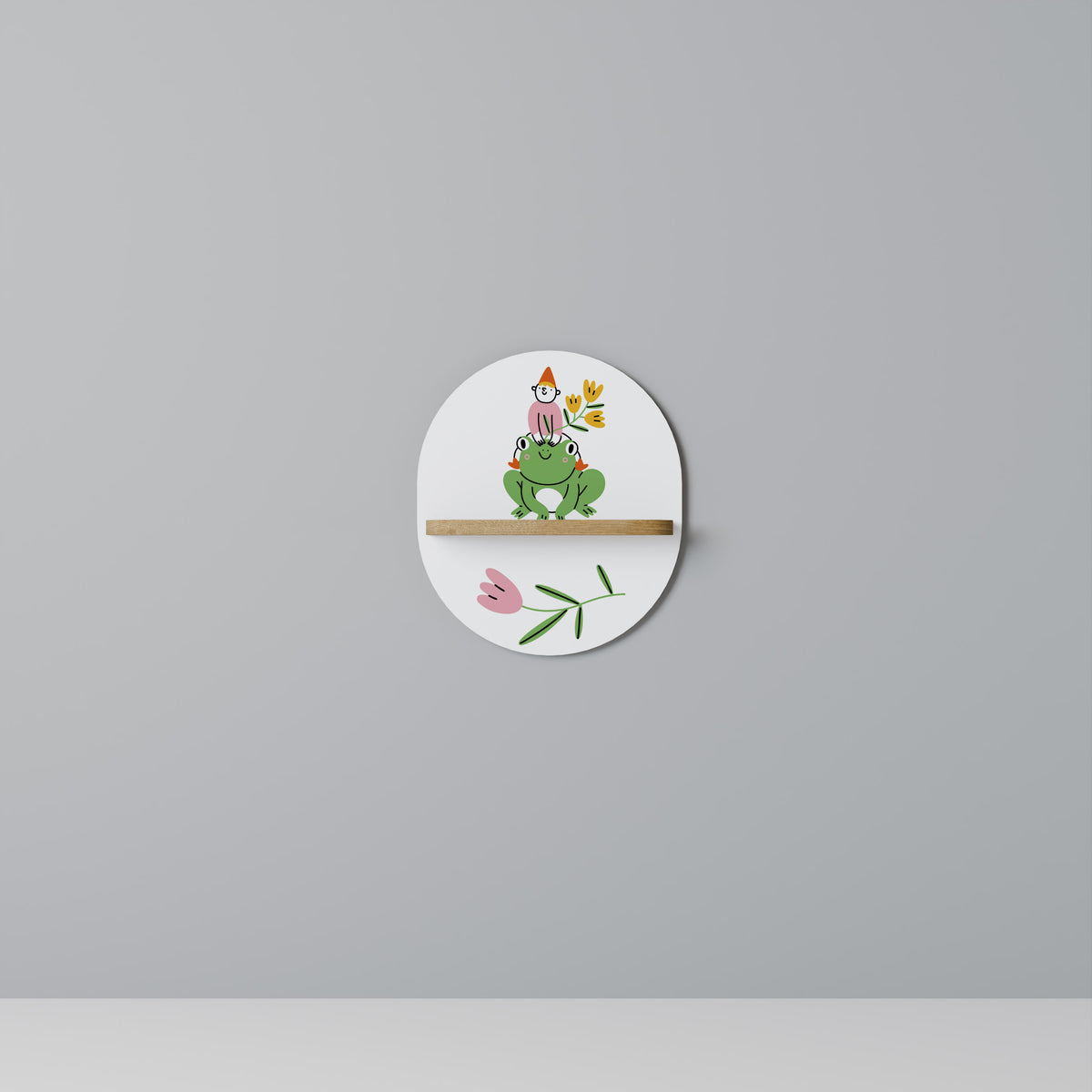 GARDEN INHABITANTS Art Shelf