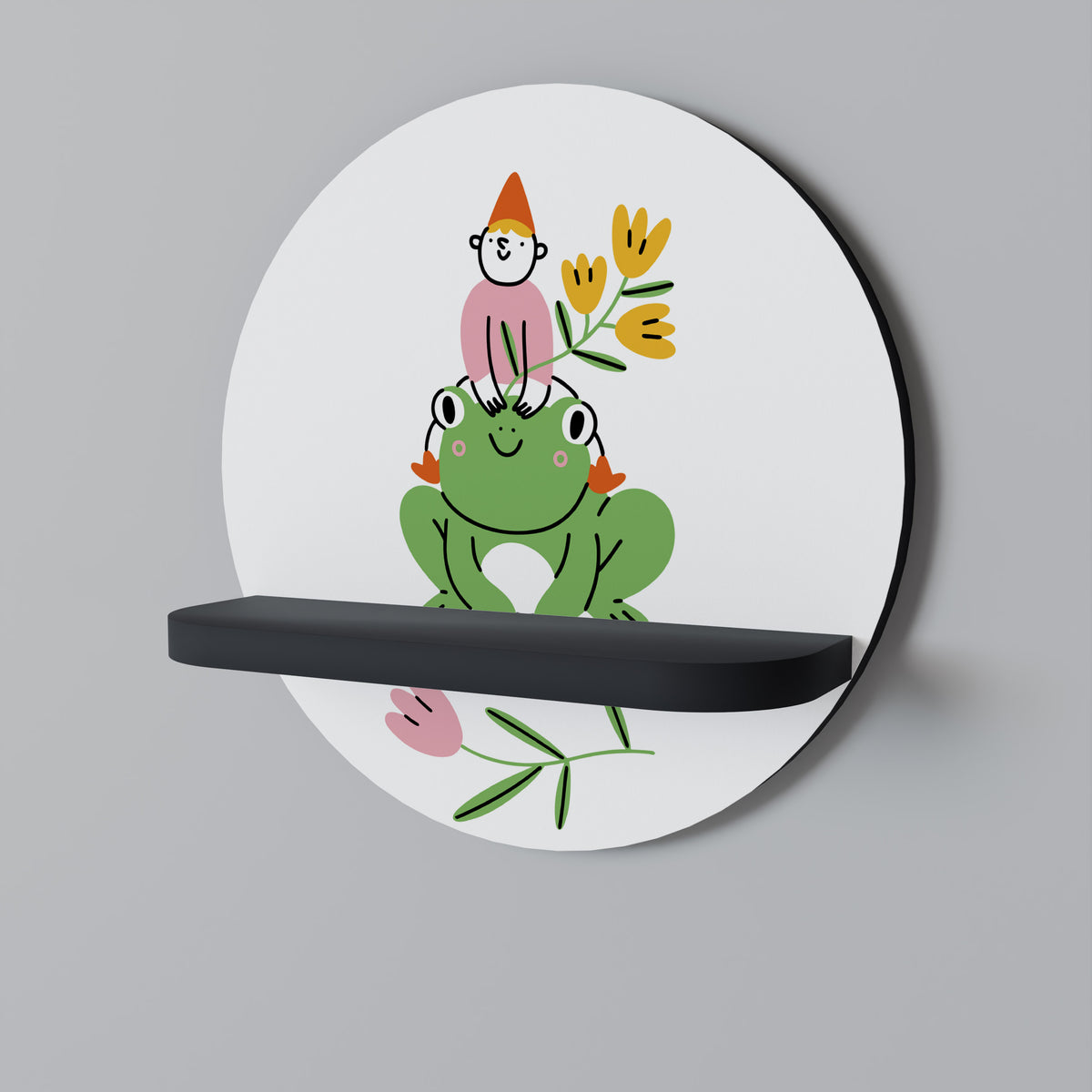 GARDEN INHABITANTS Art Shelf