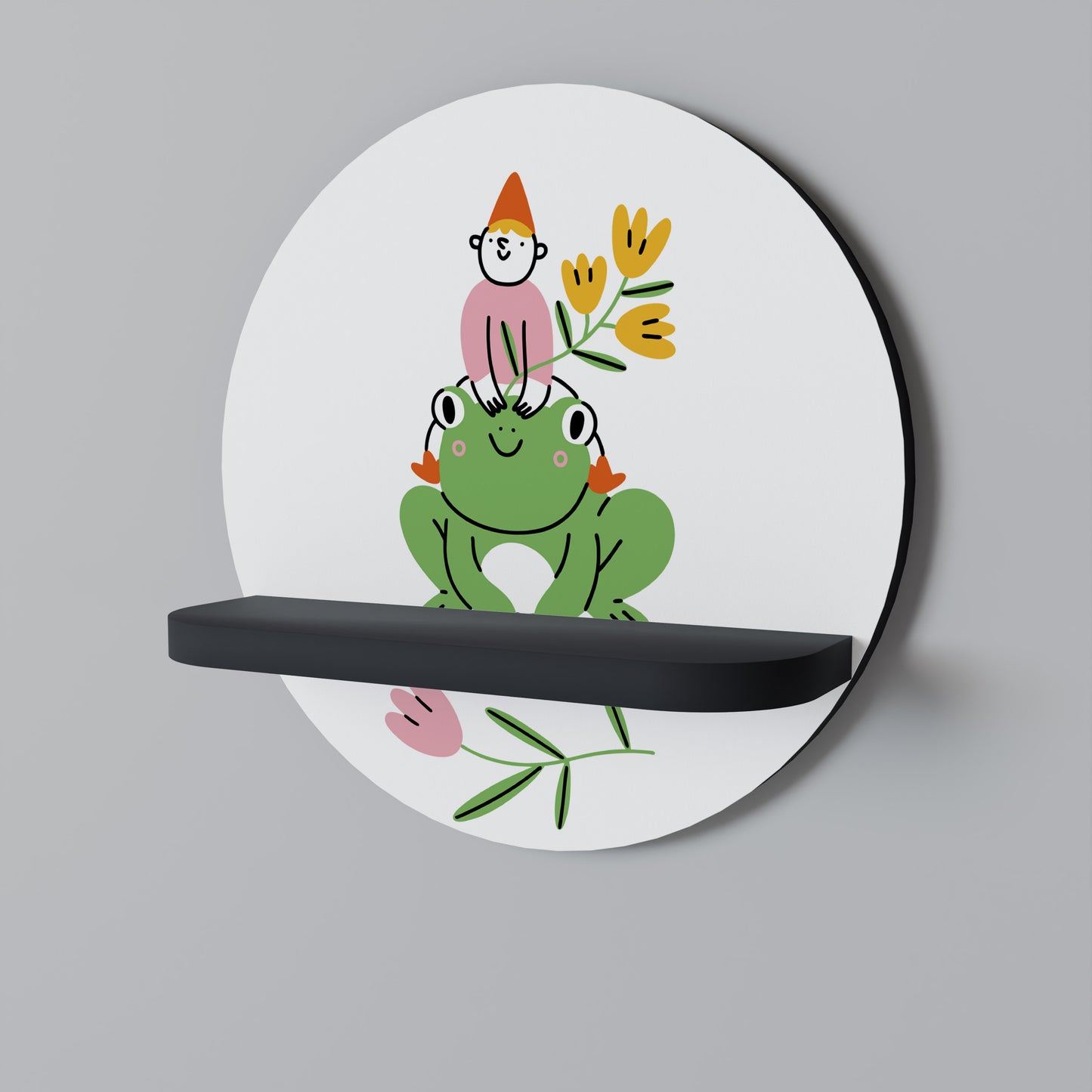 GARDEN INHABITANTS Art Shelf