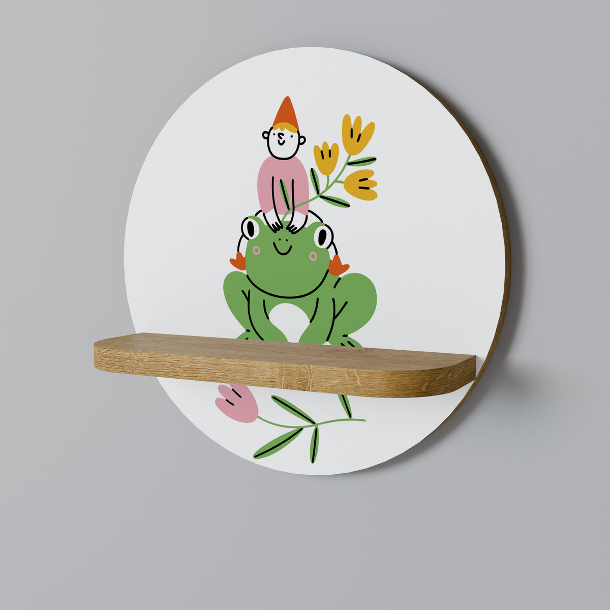 GARDEN INHABITANTS Art Shelf