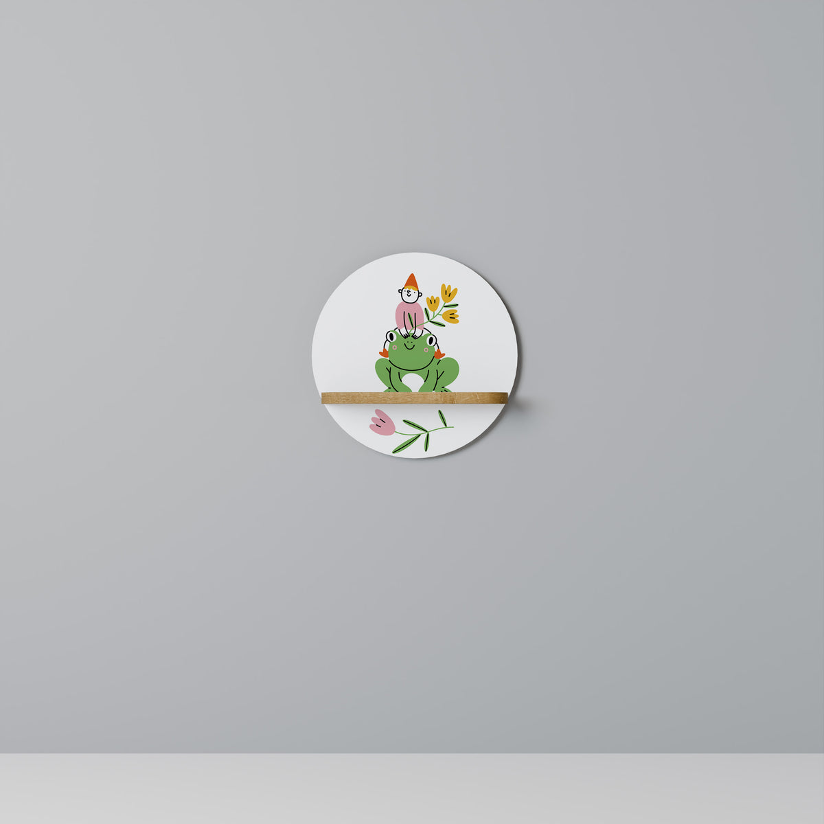 GARDEN INHABITANTS Art Shelf