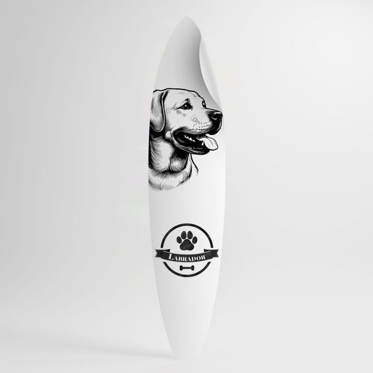 LABRADOR DOG Peel and Stick Surfboard Sticker