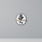 WHITE SHEPHERD DOG Art Shelf