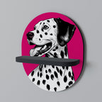 DALMATIAN SMILE Art Shelf